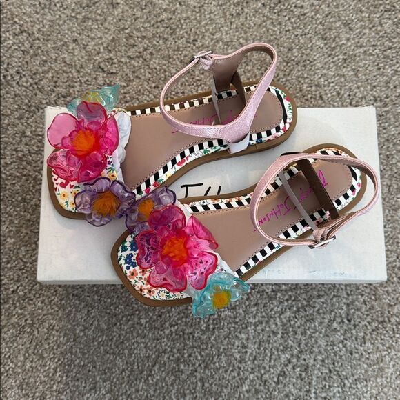 Betsey Johnson Other - Betsey Johnson Kids Stylish Sandals with Flower detail